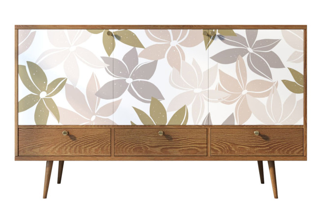 Изображение товара Комод с 3 дверками и 3 ящиками Berber 150x90x45 см коричневый