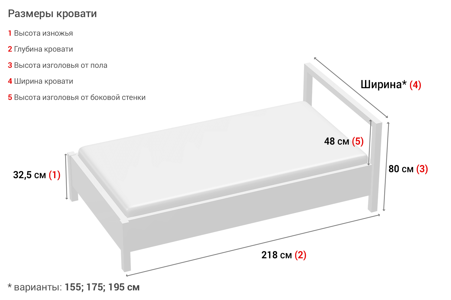 фото Кровать с подъёмным механизмом mila Hoff