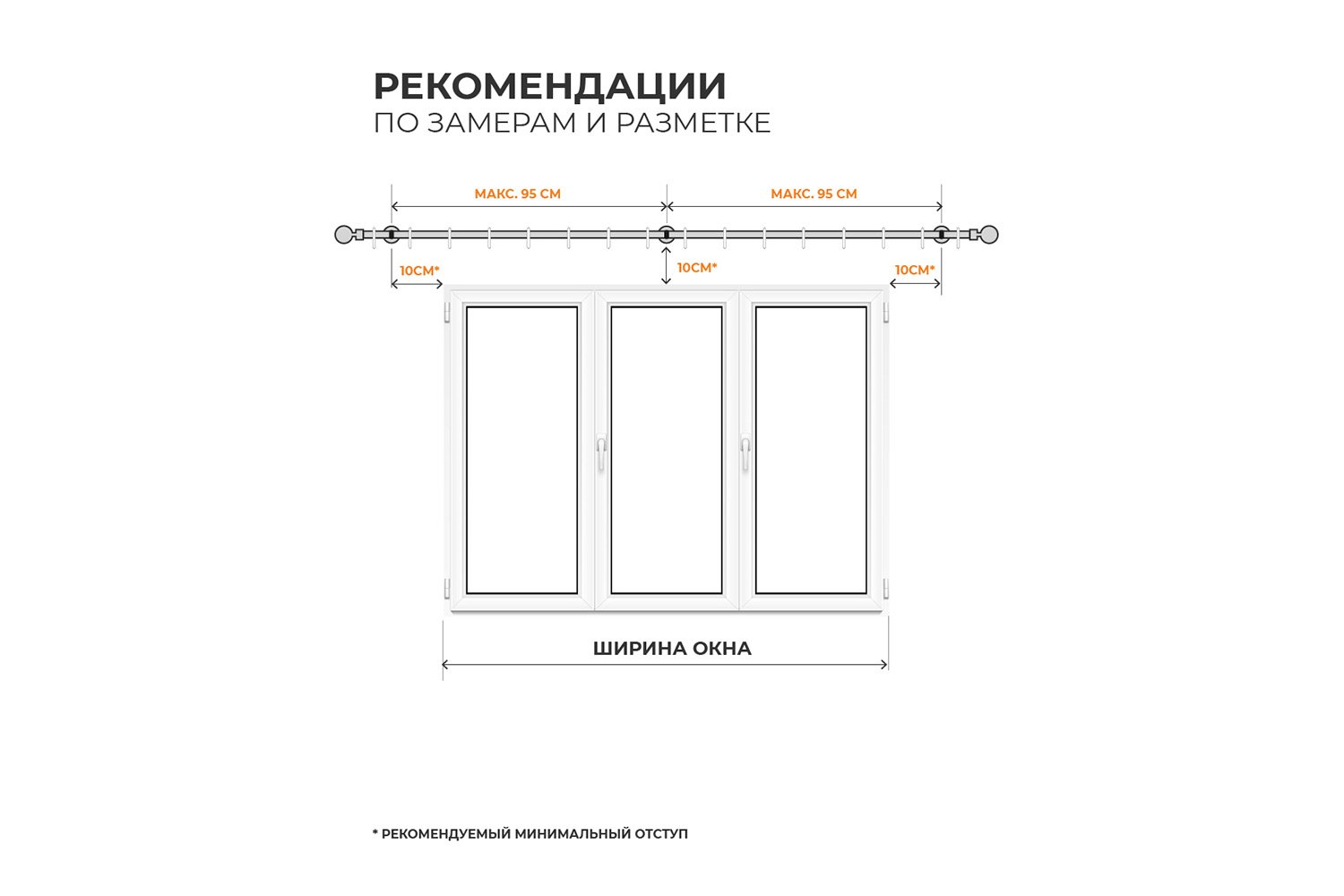 Карниз-телескоп двойной ARTTEX 246 101 раздвижной 120-210 см