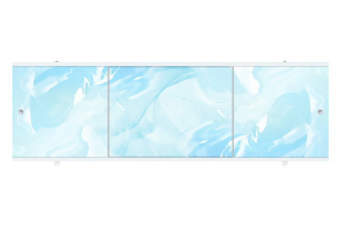 Изображение товара Раздвижной экран для ванны Premium А ЭПS_004498 168х56 см ПВХ алюминий