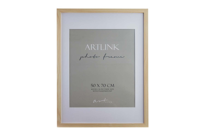 Изображение товара Фоторамка с паспарту Ellis natura 50x70 см МДФ плексиглас