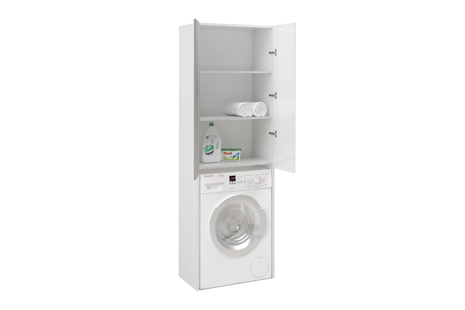 Шкаф для ванной комнаты Sanstar 312.1-3.4.1. Напольный, 65.2х200х40 см, Универсальный