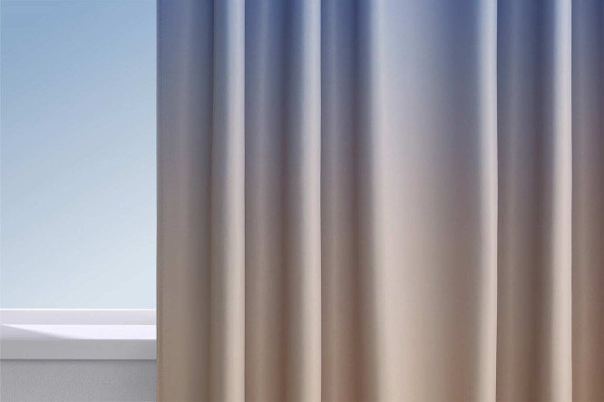 Изображение товара Штора HOFF Марцелла 200х300 см, 1 шт., цвет голубой, бежевый