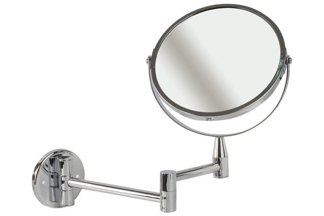 Изображение товара Двухстороннее настенное зеркало с увеличением 17х17 см