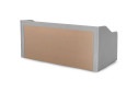 Кровать с подъёмным механизмом Джой 90х200 см цвет серо-голубой
