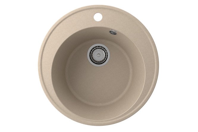 Изображение товара Мойка ULGRAN Quartz Nora 485-03 48.5х48.5х20 см кварцевый композит