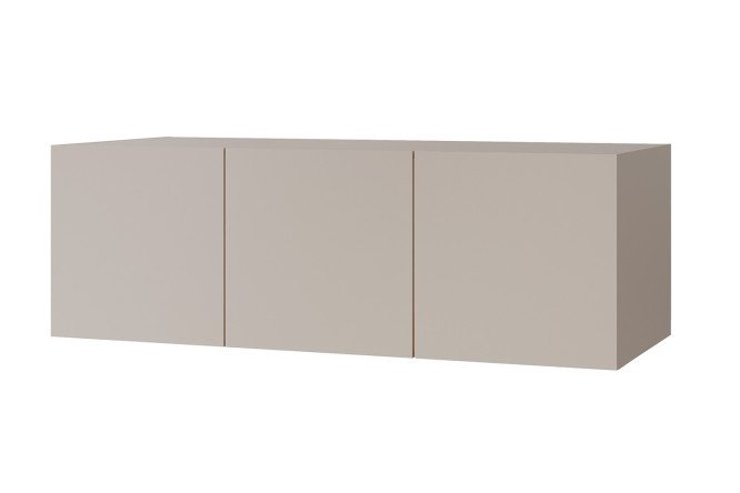 Изображение товара Антресоль 3-створчатая София из ЛДСП цвета кашемир, размеры 120х40х52 см