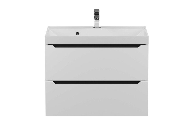 Изображение товара Подвесная тумба для ванной Tanos 2930205141 70х50х45 см белый графит