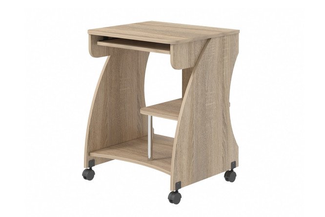 Изображение товара Компьютерный стол 600 для дома и офиса, дуб сонома, компактный размер