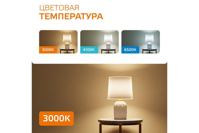 Лампа светодиодная Gauss Elementary MR16 430lm GU5.3, 5.5W, Софит, 3000 К, Тёплый