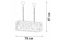 Люстра VITALUCE V4276-7/8 24 кв.м., 78х58.5х28 см, E14