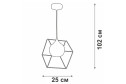 Люстра VITALUCE V4736 3 кв.м., 25х102х18 см, E27