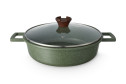 Сотейник с крышкой BERKRAFT Oliva 28 см