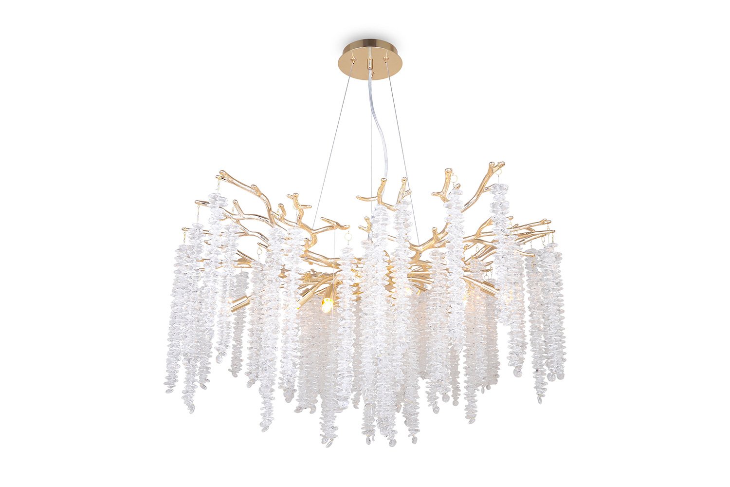 Светильник подвесной FREYA Crystal Mineral 34 кв.м., 76х170х76 см, G9