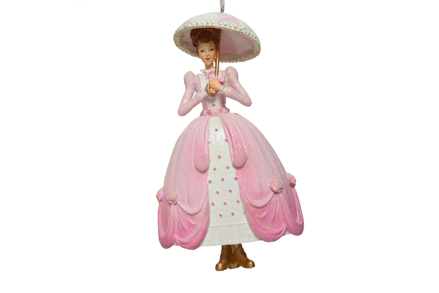 фото Ёлочная игрушка леди с зонтиком hoff
