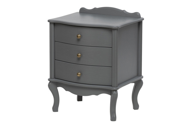 Изображение товара Тумба прикроватная Беатрис из шпонированного МДФ с ящиком и нагрузкой 20 кг