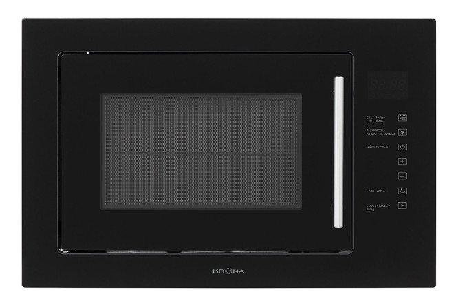 Изображение товара Микроволновая печь KRONAsteel RiflessoI KRMW18 60 BL V2, чёрный 59.5х38.8х39.8 см