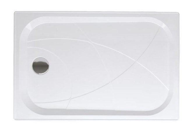 Изображение товара Поддон 1Marka Freya New из АБС и ПММА белый, 6,2 см глубина