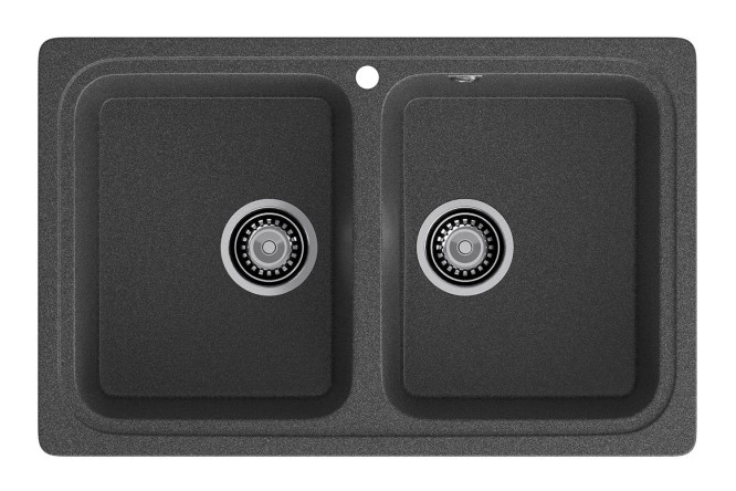 Изображение товара Врезная мойка GRANFEST Standart GF-S-780K 78х51 см из искусственного мрамора