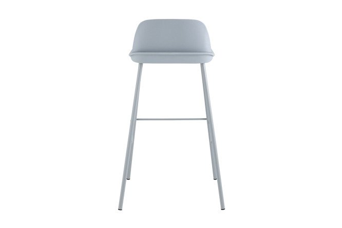 Фото 8 Барный стул Stool Group Mist 47х90х47 см, цвет сидушки серо-голубой, ножек серо-голубой