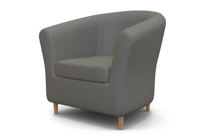 Изображение товара Кресло Евро Лайт из искусственной кожи, размеры 82,5х76х82 см, нагрузка 120 кг