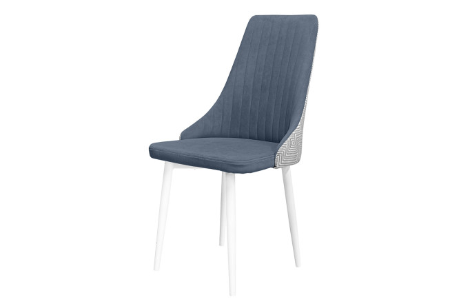 Изображение товара Стул Provans 50х96х56,5 см с велюровой обивкой и металлическими ножками