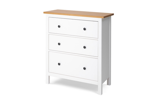 Изображение товара Комод 3 ящика Эванс из массива сосны