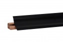 Плинтус KORNER Чёрный камень 300х2,3х2,3 см