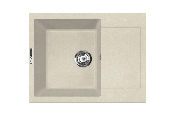 Изображение товара Врезная кухонная мойка с крылом LAVA L7.CRE 62х50х20 см