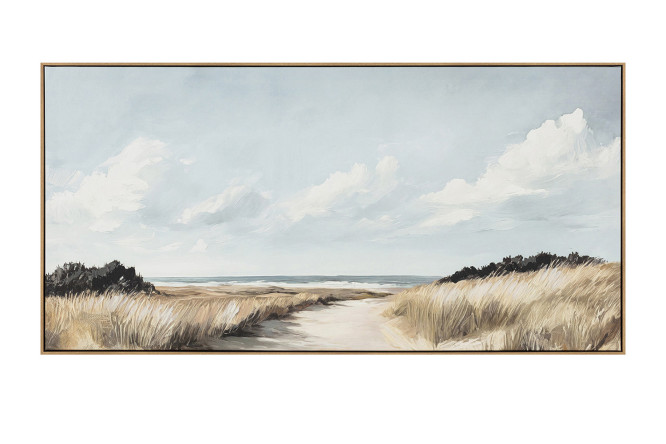 Изображение товара Репродукция в раме Набережная 120х60 см на холсте полиэстер