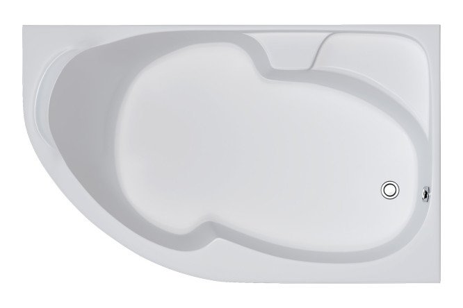 Изображение товара Ванна 1Marka Diana R белый 170x105 см акрил и стеклоровинг
