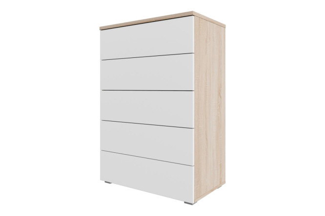 Изображение товара Комод Оскар Лайн 75,2х109,2х44 см, белый, с push to open