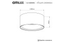 Светильник потолочный CITILUX Rover CL743090N 10.5x5.2x5.2 см, LED