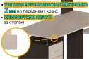 Компьютерный стол КС-15ВМ правый