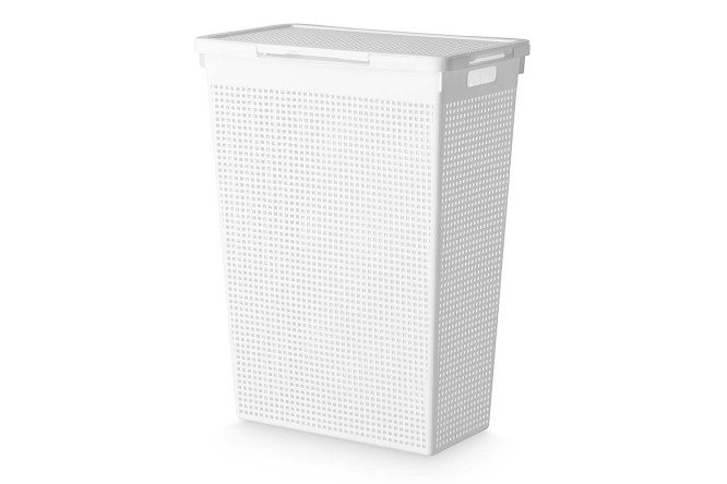 Изображение товара Корзина для белья с крышкой Лофт 26x61.5x45 см, 50 л, Полипропилен