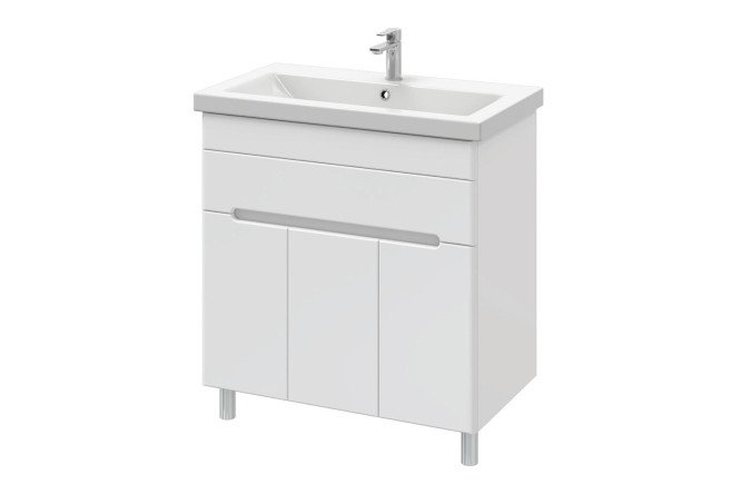 Изображение товара Тумба напольная Sanstar Модена 225.1-1.4.1.ККОМ 77,4 см белая