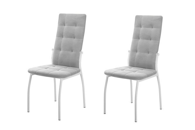 Изображение товара Комплект стульев DIKLINE Галс-М 46х99х56 см велюра металла ножки