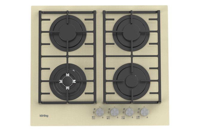 Изображение товара Газовая панель KORTING НGG 6825 59 см закаленное стекло 4 конфорки