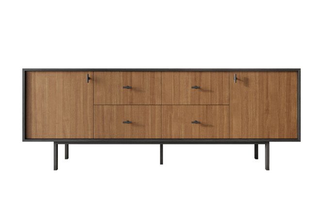 Изображение товара Комод Emerson с 2 дверками и 4 ящиками для хранения