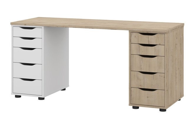 Изображение товара Письменный стол Alexys 140 с двумя тумбами для дома и офиса