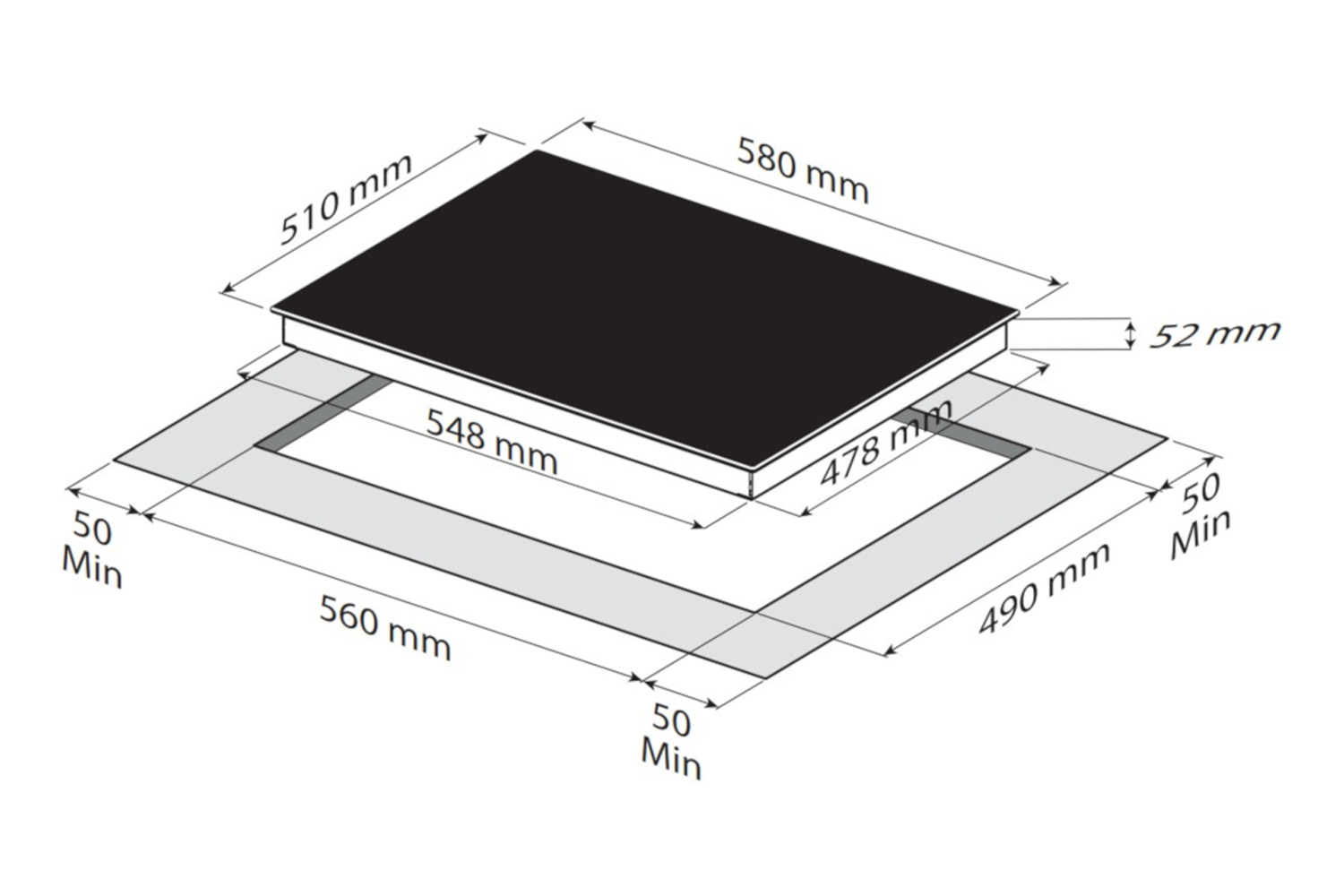 Индукционнаяэлектрическая панель HI 62022