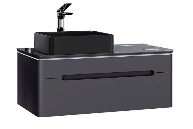 Изображение товара Тумба подвесная Shine 120.4 см, цвет антрацит