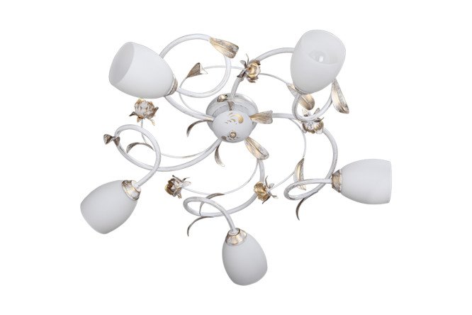 Изображение товара Люстра VITALUCE V1538/5PL для освещения до 15 кв.м., стильный светильник с планкой