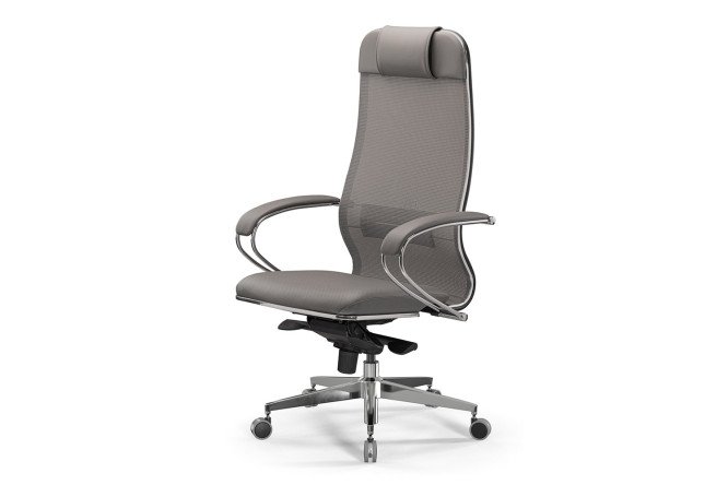 Изображение товара Офисное кресло МЕТТА Samurai Comfort S с механизмом качания и обивкой из сетки и искусственной кожи