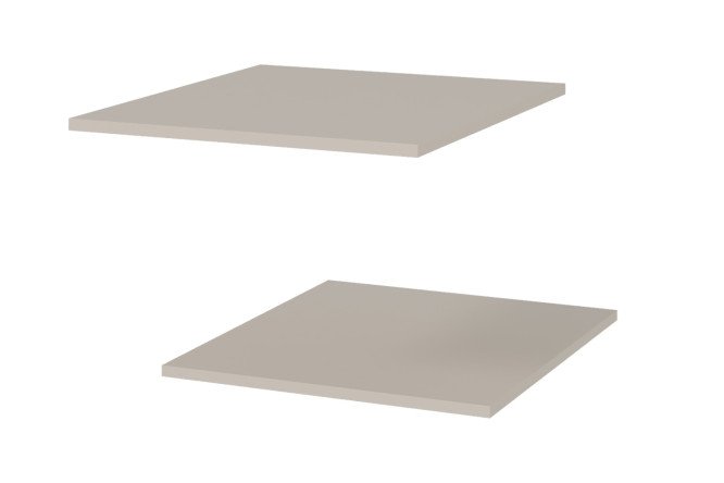 Изображение товара Комплект полок Оскар 46,8х1,6х38,4 см бежевый для шкафа