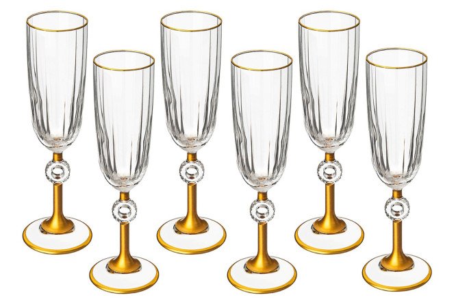 Изображение товара Набор фужеров 197-1008 150 мл, Стекло, 6 шт.