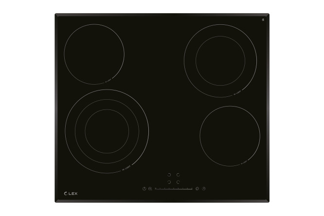 Изображение товара Электрическая панель LEX EVH 642C bl черная 59 см