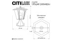 Светильник уличный CITILUX Forts 40 Вт, E27