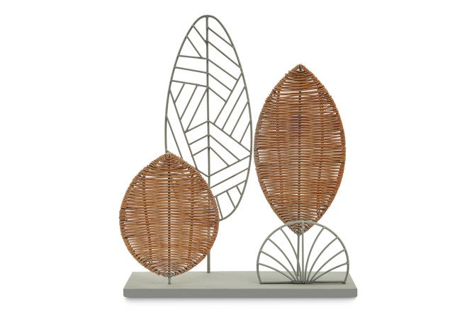 Изображение товара Настольная декорация EG62-22A200815 36x43x8 см металлический ротанг