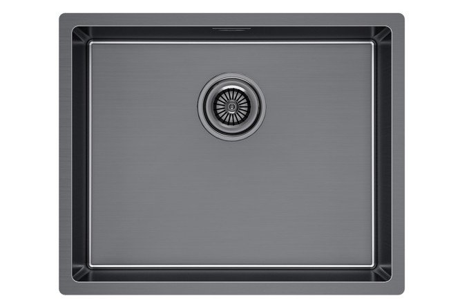 Изображение товара Врезная мойка из нержавеющей стали Lassan 54 UNI LA54-GM 54x44x20 см